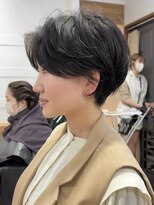 ビュー フクオカ(VIEW FUKUOKA)&nbsp;モードに大人可愛いダークアッシュイメチェンショートボブ