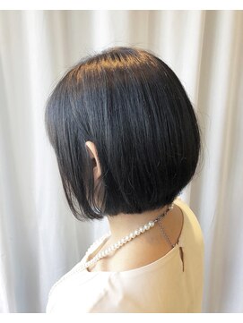 デイジー インデックスヘア 大島店(DAISY index hair) 黒髪ボブ×内巻きボブ×ワンカールボブ　20代30代40代