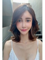 リークフー(Ree cu fuu)&nbsp;10代20代30代40代前髪　外ハネミディアム2　藤沢