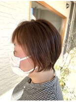 ラウレア(Laule'a) 耳にかけてもかけなくても可愛い大人ショートボブ