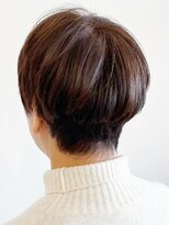 レポヘアー(Repos hair)&nbsp;20代30代40代髪質改善カラーハンサムショート小顔ブラウン