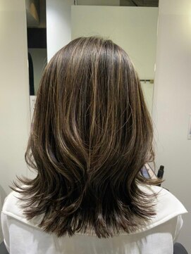 アフロディーテギンザ 日本橋人形町店(APHRODITE GINZA) フルバング/似合わせカット/レッドブラウン/30代40代/人形町