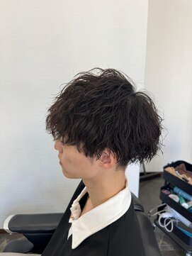 エイト(AITE) カルマパーマ/ベリーショート/ダークアッシュ/ニュアンスパーマ