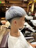 【ホワイトカラー】カット＋ブリーチ＋カラー￥26950<理容室>西川口ブリーチ