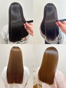 コエ(coe)の写真/髪の状態や悩みに合わせたトリートメントをご提案♪髪の内側から補修して、しっとり柔らかな質感に。