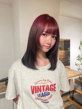 ザ オーダー(THE ORDER) 赤髪/ルーツカラー/チェリーレッド/ワインレッド/顔周りレイヤー