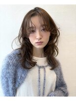 ユニカ バイ ベル 吉祥寺(unica by Belle)&nbsp;前髪長めのセンターパート似合わせロングヘア