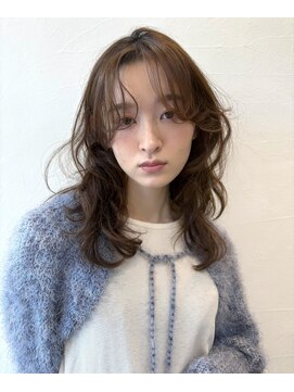 ユニカ バイ ベル 吉祥寺(unica by Belle) 前髪長めのセンターパート似合わせロングヘア