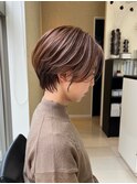 白髪ぼかし/白髪ぼかしハイライト/脱白髪染め/白髪染め/透明感