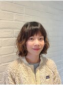 ウェーブパーマスタイル