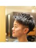 ノーセットでも格好よくなる中学生のカット￥4400（似合う眉毛カット付）