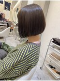 まとまりボブ×オリーブグレージュ＊森本ひろか＊