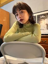 ソヨン 岡山店(SOYON) コントラスト◎ちらっとインナーカラーボブ