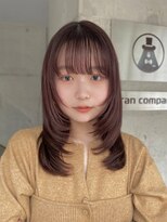 ガーデン 渋谷(GARDEN)&nbsp;レイヤーカット　顔周り　似合わせ　ベージュカラー