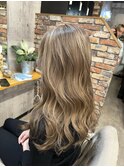 ハイトーン ハイライト ホワイトベージュ ブリーチ 10代20代30代