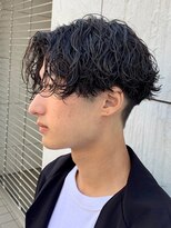 ジーニー 新百合ヶ丘(Genie)&nbsp;フェザーパーマサーフカール刈り上げセンターパート