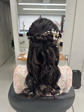 ふわふわハーフアップ【清板】