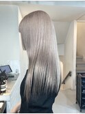 ◎ブロンドハイトーンカラーデザインカラーアンブレラカラー金髪