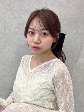 ロンド フィーユ(Lond fille) オリーブグレー/レイヤーカット/黒髪/マロンベージュ/銀座 ■