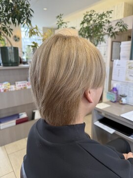 アース 土気あすみが丘店(HAIR&MAKE EARTH) メンズブロンドカラー♪