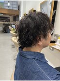 スパイラルパーマ/メンズパーマ/マッシュ/高濃度炭酸スパ