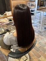 テントヘアー(tent hair)&nbsp;赤ブラウン