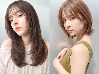 キース ヘアアンドメイク 恵比寿(kith. hair&make)の写真/顔周りの印象で「今っぽさ」が決まる。レイヤー×髪質改善で、扱いやすくて毎朝ラクな私へチェンジしよう◎