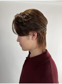 鎌倉メンズセンターパートフェザーパーマ20代30代