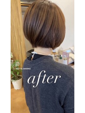 グリッター (Glitter) 30代40代50代60代☆ばっさりcut&縮毛矯正×Glitter HAIR SPACE