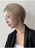 コンパクトショートカット丸みショートくびれショートボブ表参道