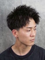 プレミアムバーバー 赤坂店(PREMIUM BARBER produce by HIRO GINZA)&nbsp;ピンパーマアップバングショート