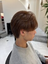 ラ ポルト ドゥ サワ(La Porte de SAWA) Brown color/センターパート/メンズスタイル/
