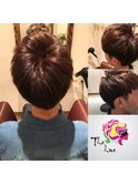 Hair salon the hive流ショートマッシュ外国人風ブルーアッシュ
