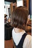 大人可愛い20代30代40代 切りっぱボリュームダウン外ハネボブ
