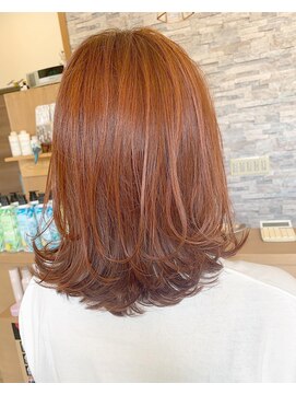 ヘアサロン イロドリ(hair salon irodori) 【クリアな暖色×レイヤー】irodoriレイヤー