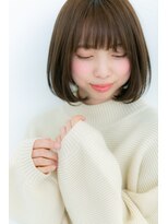 カバーヘア ブリス 川口(COVER HAIR bliss)&nbsp;好感度大♪前下がり黒髪ナチュラルボブディZ川口10代20代30代