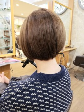 ルークス 中央林間(LOOOKS) 気になる部分をカバー！前髪無前下がりボブ
