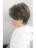 マーブルカラー×ショート 立体感ハイライト