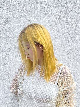 カルテット(Quartetto) イメチェンピンクベージュアンブレラカラー前髪八王子