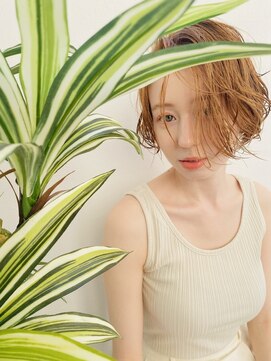 ディレクト 新宿(Direct) ハイトーンベージュ×ショートボブ☆