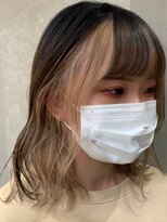 ロンドヴァリー 渋谷店(Lond vallee)&nbsp;インナーカラーホワイトベージュ！韓国ヘア！