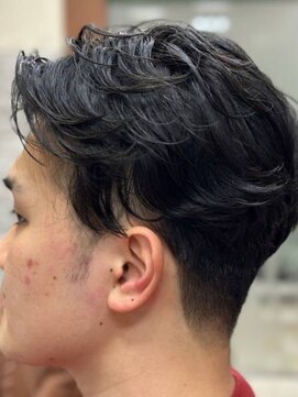 アポロカットステージ 相模大野店 アップバング/ツーブロックマッシュ<理容室>[メンズ/相模大野]