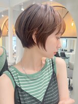 ロンドエニカ 大宮(Lond enika)&nbsp;前髪パーマアッシュカラーレイヤーロンググレーベージュ[大宮]