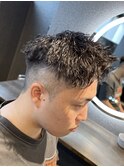 アップバング ツイストスパイラル