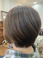 フリー(Free)&nbsp;大人可愛い前下がりショートボブ・ショートボブ・ボブ