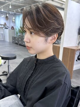 オウル(Owll) 【Owll】石田学史大阪刈り上げショート20代30代40代グレージュ