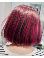 フク(FUKU)&nbsp;【白髪染め使わない白髪染め】アンブレラカラーボブ