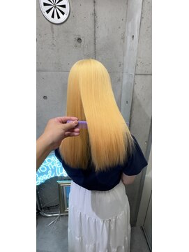 インク 渋谷(INK.) 垢残留ブリーチ履歴をブロンド