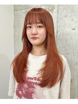 サクラ オモテサンドウ(SAKURA)&nbsp;オレンジブラウン ブリーチカラー 表参道