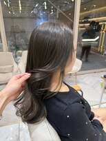 ゼスト フィーノ(ZEST fino) 【橋本姫奈】ブリーチなしダブルカラーでオリーブベージュ